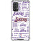 NBA LA Lakers Historic Blast Galaxy A32 5G Clear Case