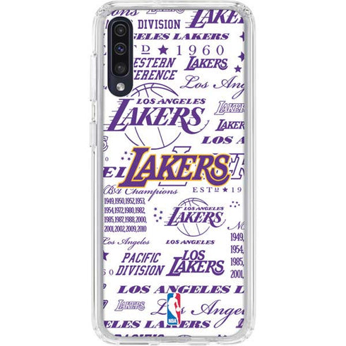 NBA LA Lakers Historic Blast Galaxy A50 Clear Case