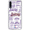 NBA LA Lakers Historic Blast Galaxy A50 Clear Case