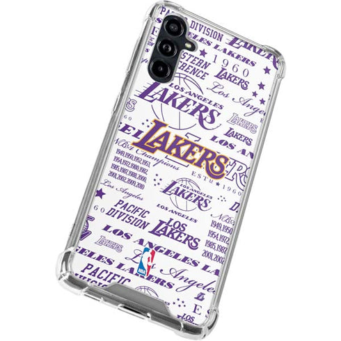 NBA LA Lakers Historic Blast Galaxy A54 5G Clear Case