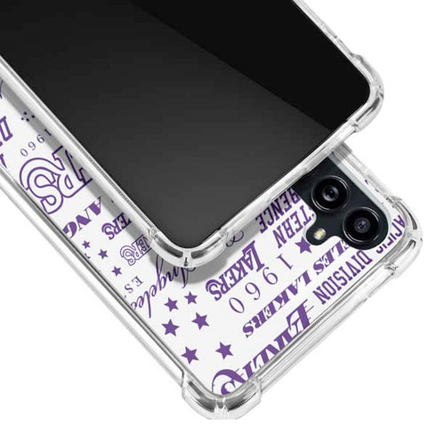 NBA LA Lakers Historic Blast Galaxy A54 5G Clear Case