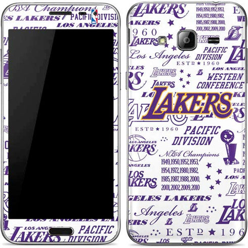 NBA LA Lakers Historic Blast Galaxy J3 Skin