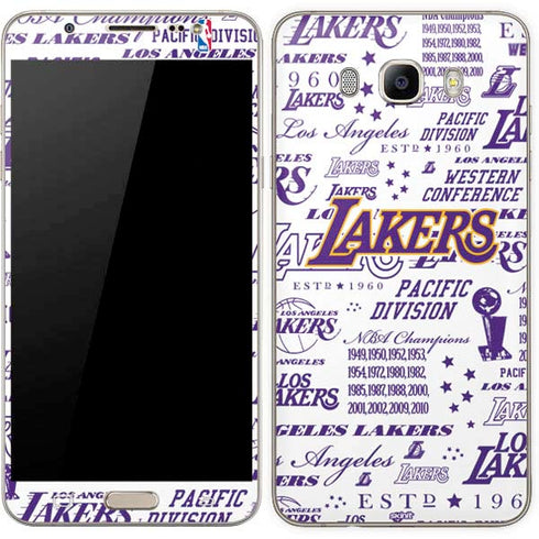 NBA LA Lakers Historic Blast Galaxy J7 Skin