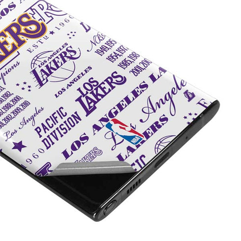 NBA LA Lakers Historic Blast Galaxy Note 10 Plus Skin