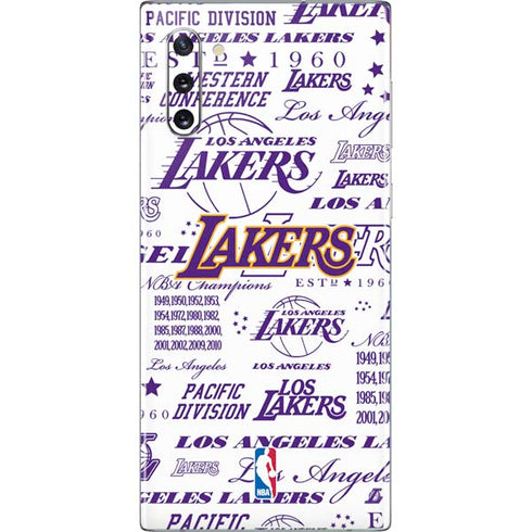 NBA LA Lakers Historic Blast Galaxy Note 10 Skin