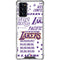 NBA LA Lakers Historic Blast Galaxy Note20 5G Clear Case