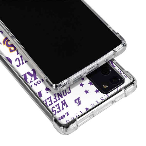 NBA LA Lakers Historic Blast Galaxy Note20 5G Clear Case