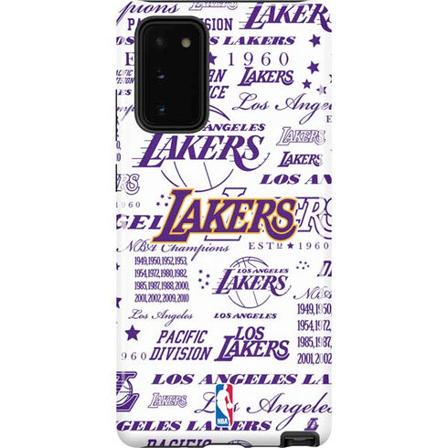 NBA LA Lakers Historic Blast Galaxy Note20 5G Pro Case