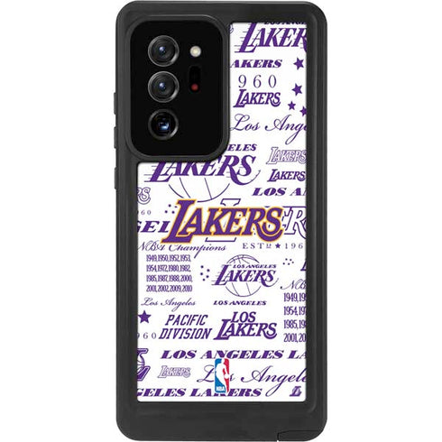 NBA LA Lakers Historic Blast Galaxy Note20 Ultra 5G Waterproof Case