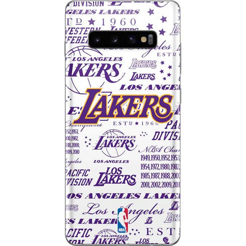 NBA LA Lakers Historic Blast Galaxy S10 Plus Skin