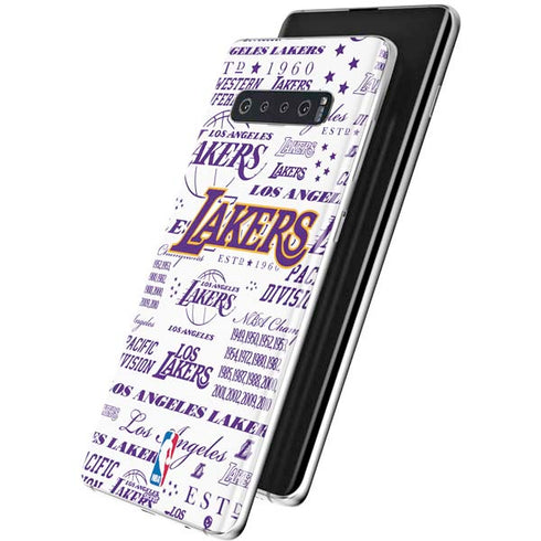 NBA LA Lakers Historic Blast Galaxy S10 Plus Skin