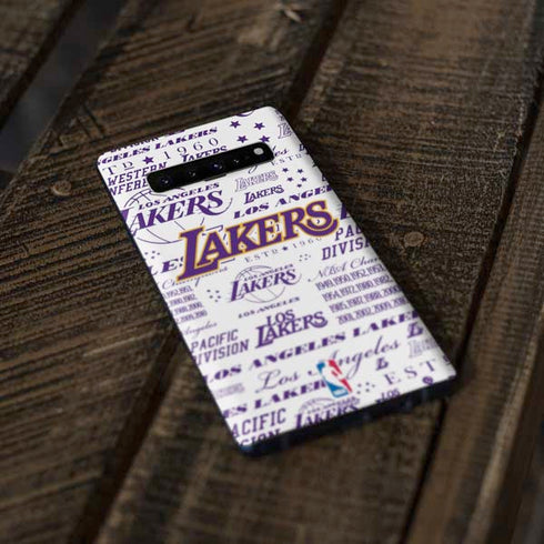 NBA LA Lakers Historic Blast Galaxy S10 Skin