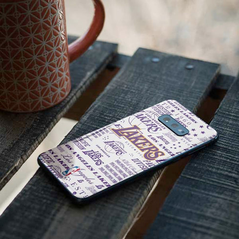 NBA LA Lakers Historic Blast Galaxy S10e Skin