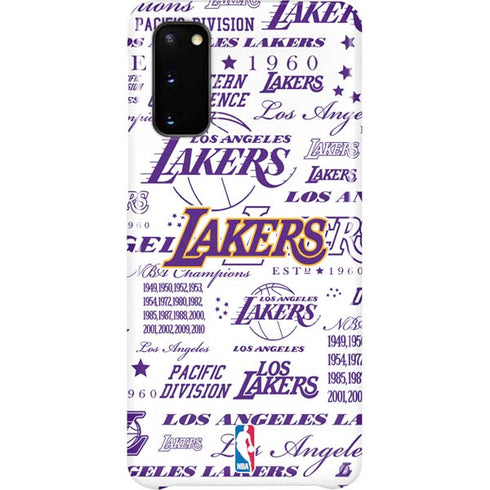 NBA LA Lakers Historic Blast Galaxy S20 Lite Case