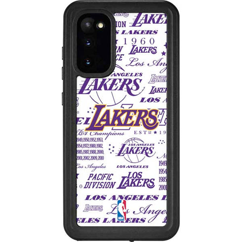 NBA LA Lakers Historic Blast Galaxy S20 Waterproof Case