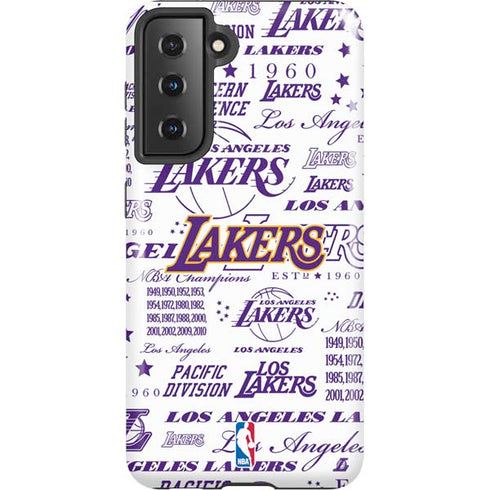 NBA LA Lakers Historic Blast Galaxy S21 5G Pro Case
