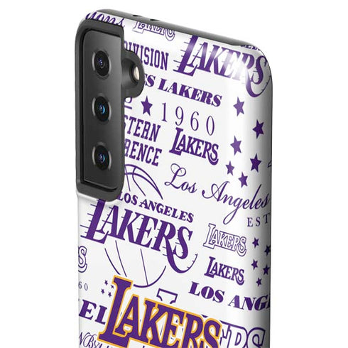 NBA LA Lakers Historic Blast Galaxy S21 FE Pro Case