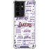 NBA LA Lakers Historic Blast Galaxy S21 Ultra 5G Clear Case