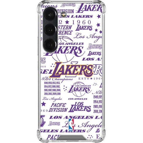 NBA LA Lakers Historic Blast Galaxy S23 Clear Case