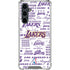 NBA LA Lakers Historic Blast Galaxy S23 FE Clear Case
