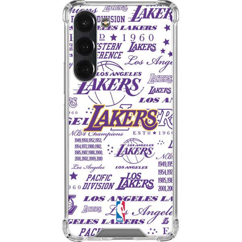 NBA LA Lakers Historic Blast Galaxy S23 Plus Clear Case