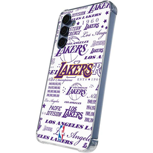 NBA LA Lakers Historic Blast Galaxy S24 Clear Case
