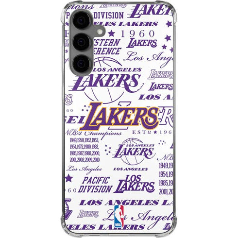 NBA LA Lakers Historic Blast Galaxy S24 Plus Clear Case
