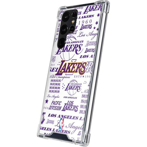 NBA LA Lakers Historic Blast Galaxy S24 Ultra Clear Case