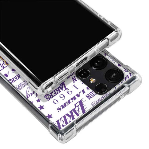 NBA LA Lakers Historic Blast Galaxy S24 Ultra Clear Case
