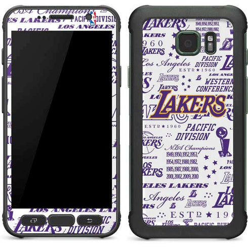 NBA LA Lakers Historic Blast Galaxy S7 Active Skin