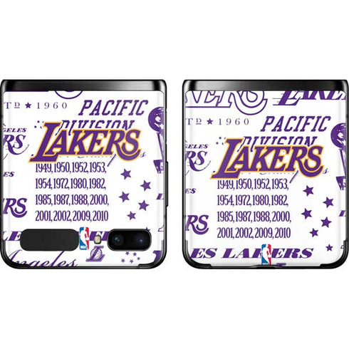 NBA LA Lakers Historic Blast Galaxy Z Flip Skin
