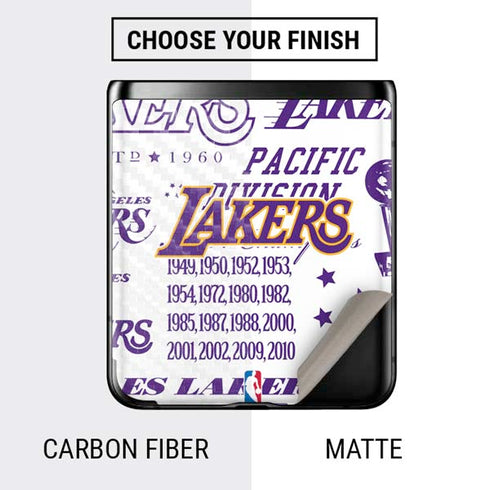 NBA LA Lakers Historic Blast Galaxy Z Flip Skin