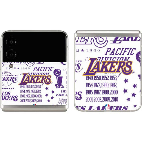 NBA LA Lakers Historic Blast Galaxy Z Flip3 5G Skin