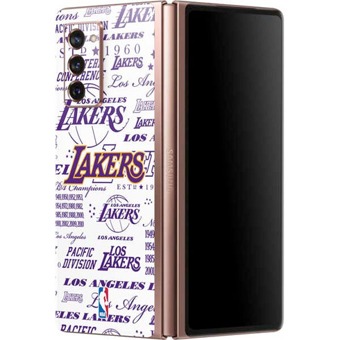 NBA LA Lakers Historic Blast Galaxy Z Fold2 5G Skin