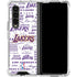 NBA LA Lakers Historic Blast Galaxy Z Fold4 5G Clear Case
