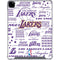 NBA LA Lakers Historic Blast iPad Pro 12.9in (2020) Clear Case