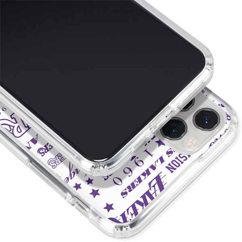 NBA LA Lakers Historic Blast iPhone 11 Pro Clear Case