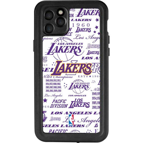 NBA LA Lakers Historic Blast iPhone 11 Pro Max Waterproof Case