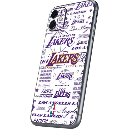 NBA LA Lakers Historic Blast iPhone 11 Skin