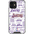 NBA LA Lakers Historic Blast iPhone 12 Clear Case