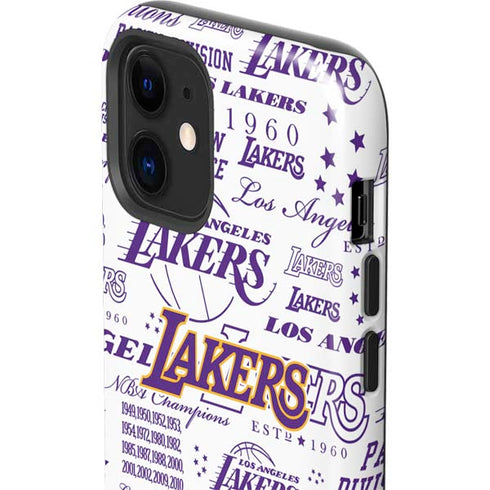 NBA LA Lakers Historic Blast iPhone 12 Impact Case