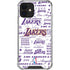 NBA LA Lakers Historic Blast iPhone 12 Mini Clear Case