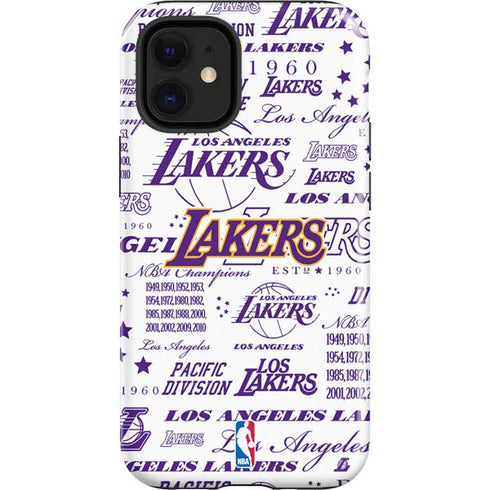 NBA LA Lakers Historic Blast iPhone 12 Mini Impact Case