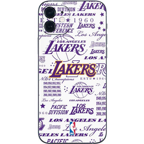NBA LA Lakers Historic Blast iPhone 12 Mini Skin