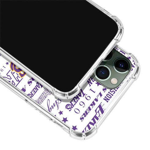 NBA LA Lakers Historic Blast iPhone 12 Pro Clear Case