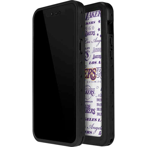 NBA LA Lakers Historic Blast iPhone 12 Pro Waterproof Case