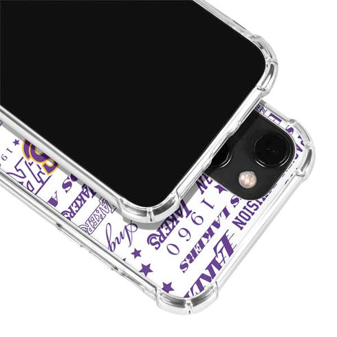 NBA LA Lakers Historic Blast iPhone 13 Mini Clear Case