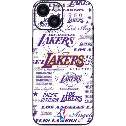 NBA LA Lakers Historic Blast iPhone 13 Mini Skin