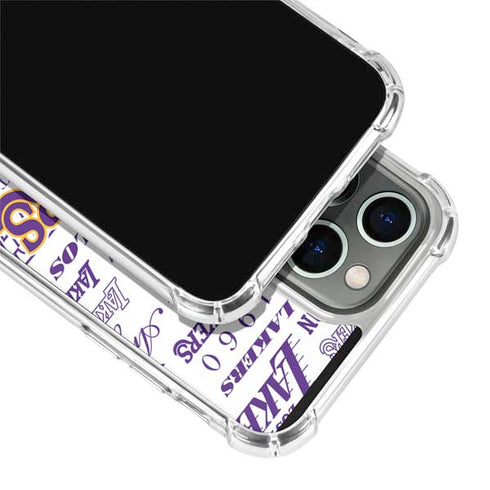 NBA LA Lakers Historic Blast iPhone 13 Pro Clear Case