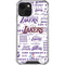 NBA LA Lakers Historic Blast iPhone 14 Clear Case